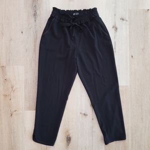 ZARA trf Collection Black High Waisted Pants